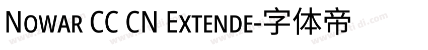 Nowar CC CN Extende字体转换